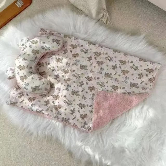 Pet Blanket with Pillow Set
