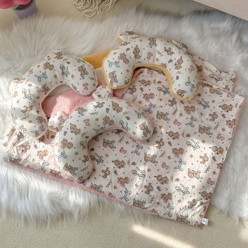 Pet Blanket with Pillow Set
